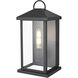 Neil 1 Light 15 inch Black Outdoor Wall Sconce