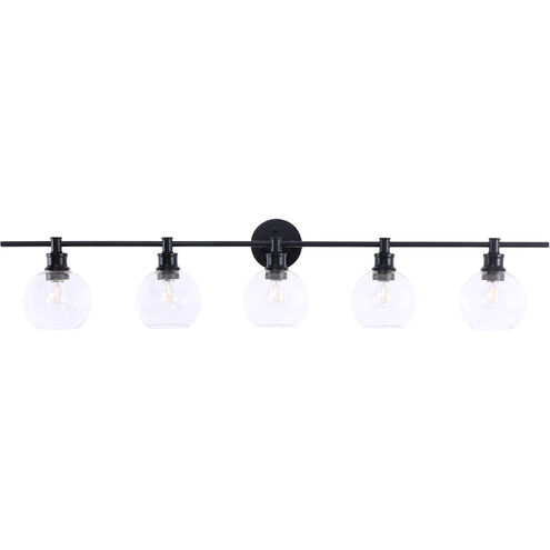 Collier 5 Light 47 inch Black Wall sconce Wall Light