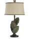 Signature 34 inch 100 watt Wentworth Bronze and Gray Table Lamp Portable Light