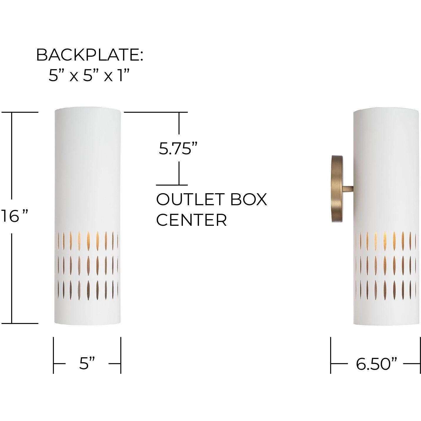 Dash 1 Light 5 inch Aged Brass and White Sconce Wall Light