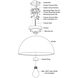 Devon LED 12.75 inch Matte Black and Satin Brass Semi-Flush Mount Ceiling Light