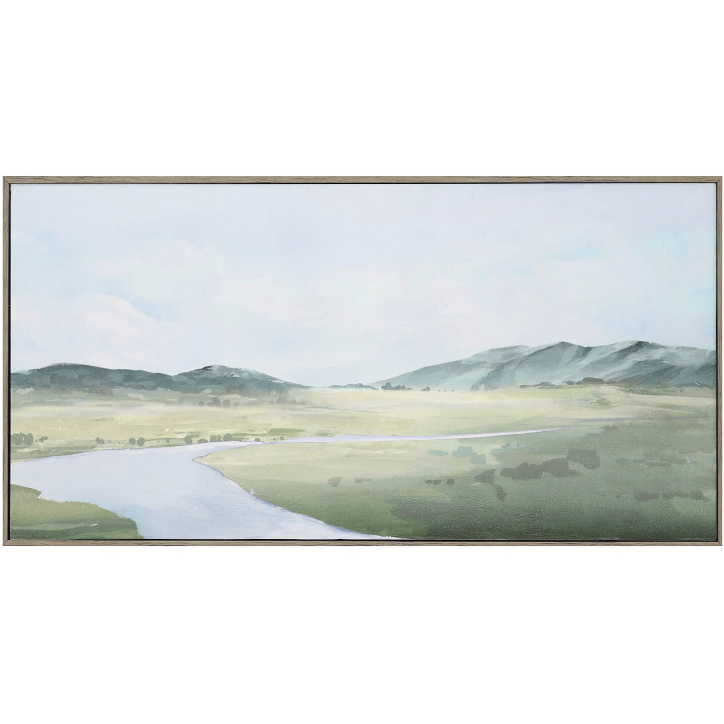 Creekside 30 X 15 inch Non-Glass Framed Art, Propac