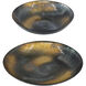 Anita Black and Gold Charger Plates