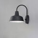 Pier M 1 Light 11 inch Black Outdoor Wall Mount