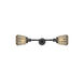 Franklin Restoration Chatham 2 Light 6 inch Oil Rubbed Bronze Bath Vanity Light Wall Light in Mercury Glass, Franklin Restoration