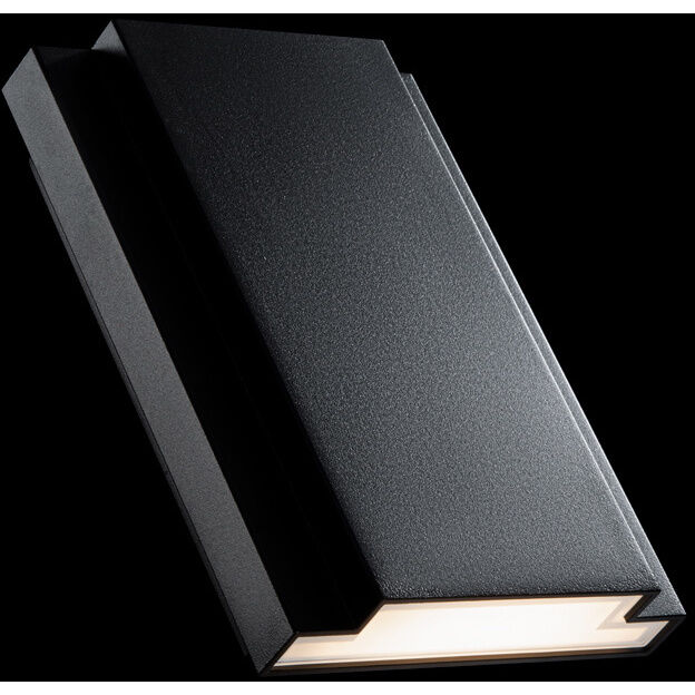 Layne Wall Sconce Wall Light in 3500K, Black, dweLED