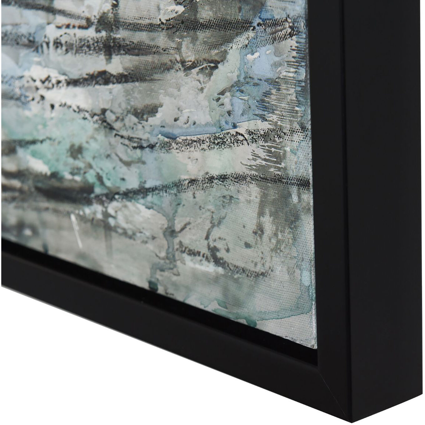 Cameron Blue and White and Grey and Multicolor and Black Wall Art