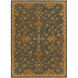 Caesar 180 X 144 inch Charcoal, Camel, Dark Brown Rug