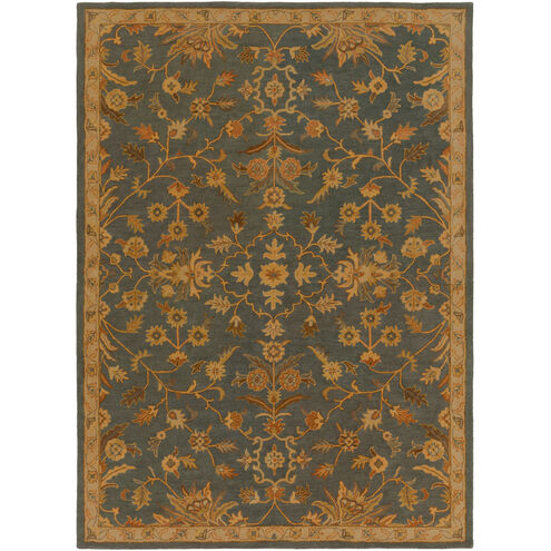 Caesar 180 X 144 inch Charcoal, Camel, Dark Brown Rug