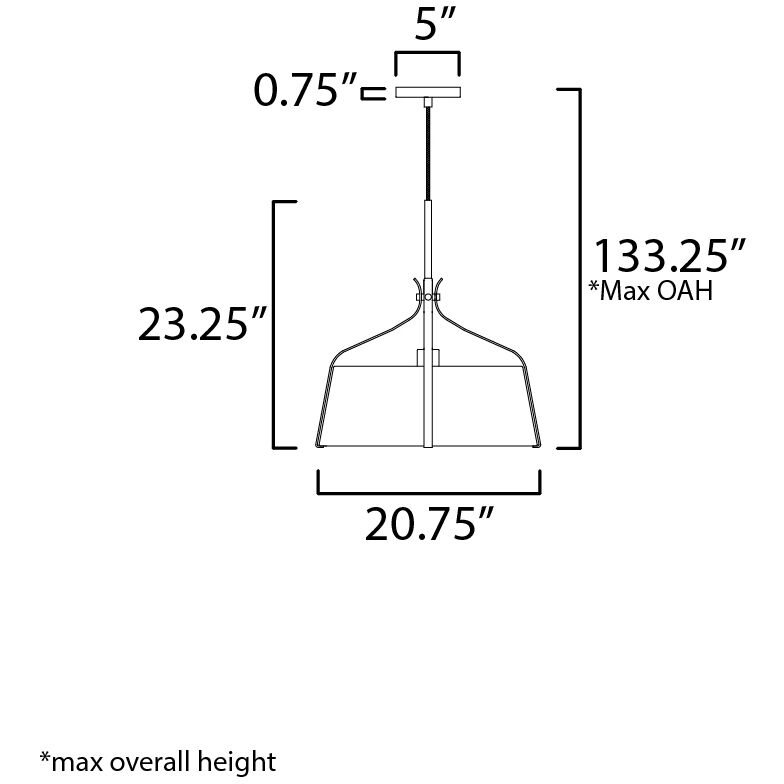 Bandera 4 Light 31 inch Dark Bronze Multi-Light Pendant Ceiling Light