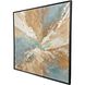 Tranquil Blend Turquoise and Teal and Orange and White Canvas, The Studio