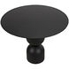 Wanda 39.5 X 39.5 inch Matte Black Dining Table