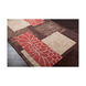 Cosmopolitan 156 X 108 inch Burnt Orange/Dark Brown/Khaki/Tan Rugs, Polyester