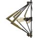 Malounta 9 Light 38 inch Antique Brass and Black Chandelier Ceiling Light