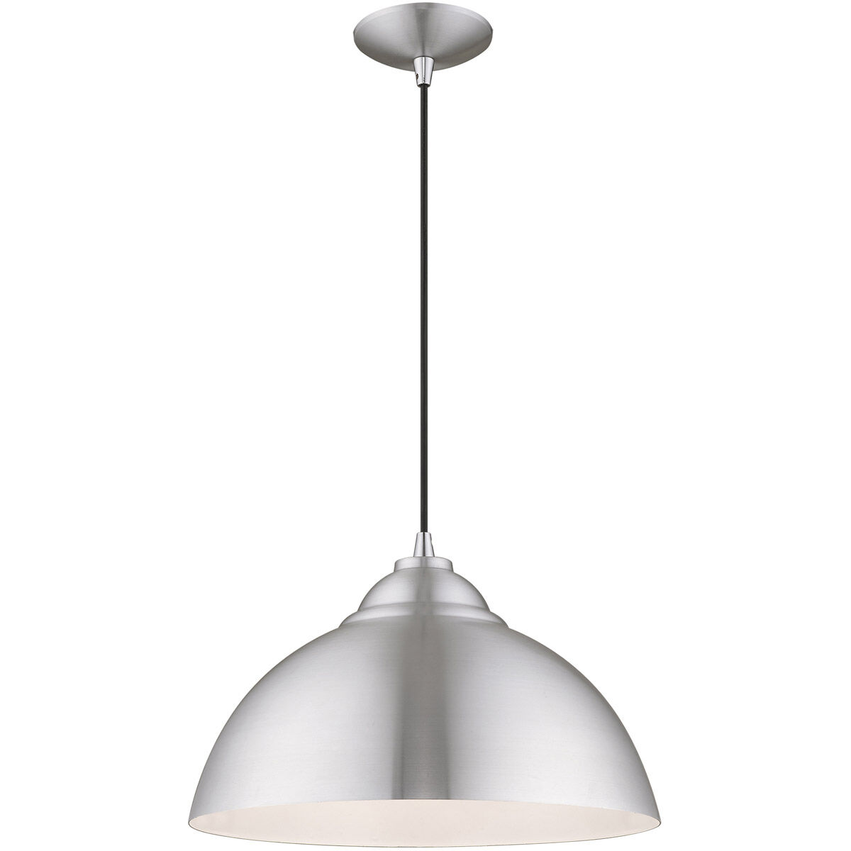 Allison 1 Light 16 inch Brushed Aluminum Mini Pendant Ceiling Light