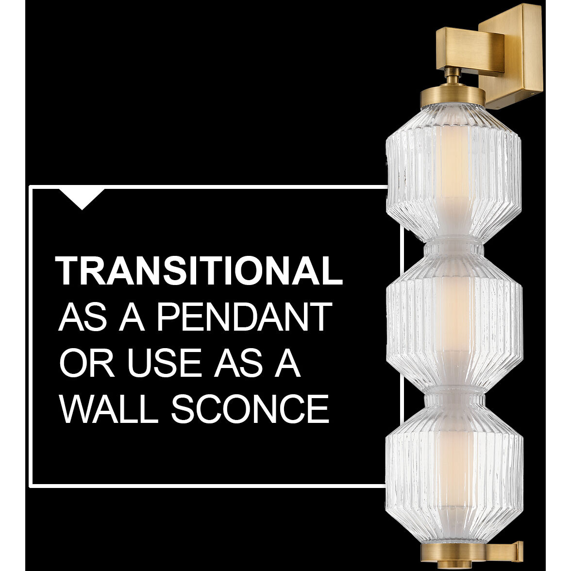 Reign LED 8 inch Lacquered Brass Pendant Ceiling Light, Sconce