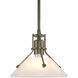 Henry 1 Light 9.2 inch Soft Gold Mini Pendant Ceiling Light in Frosted