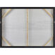 Yates Bay Off White with Gold Framed Wall Art