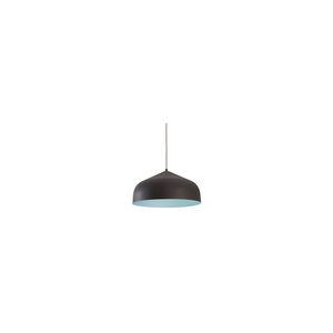 Helena 1 Light 17 inch Combination Finishes Pendant Ceiling Light in Graphite and Blue