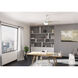 Bardot 52 inch Fresh White with Fresh White/Light Oak Blades Ceiling Fan