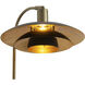 Rancho Mirage LED 16 inch Matte Black and Weathered Brass Wall Sconce Wall Light