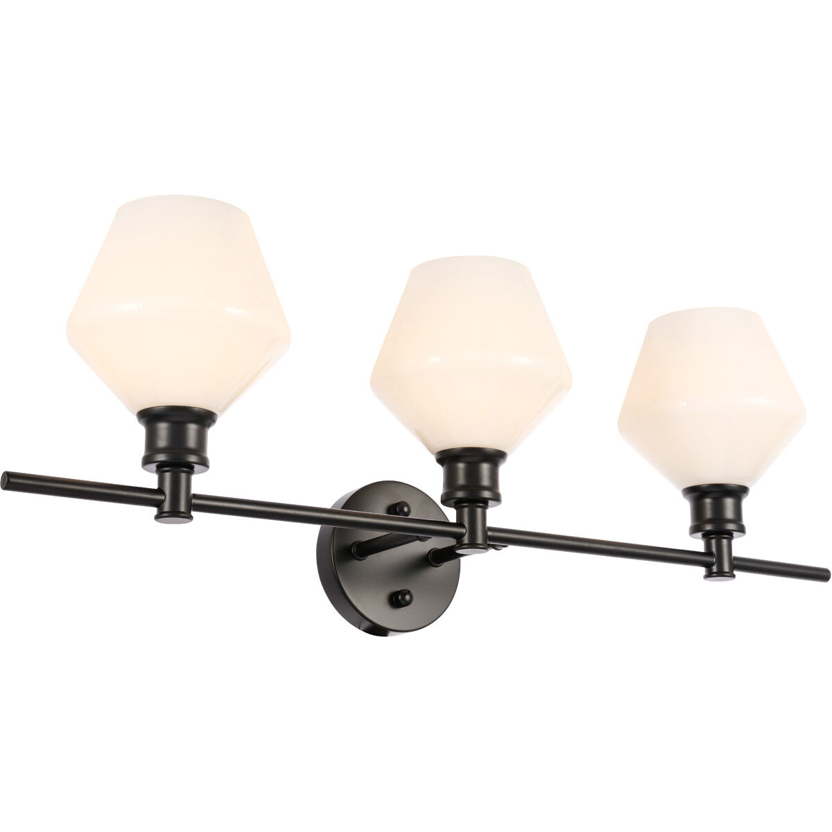 Rochester 3 Light 28 inch Black Wall sconce Wall Light