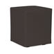 Universal 20 inch Seascape Charcoal Outdoor Cube Ottoman with Slipcover