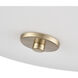 Laphia 2 Light 13.25 inch Modern Gold Indoor Flushmount Ceiling Light