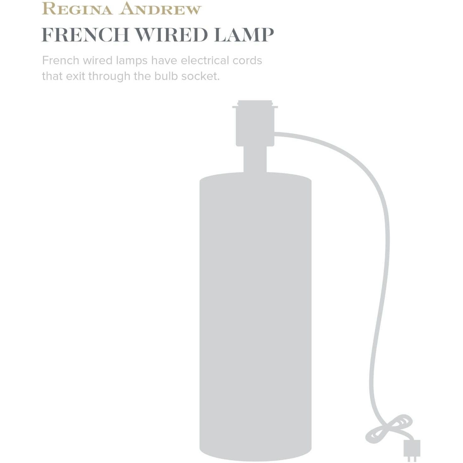 Starling 24 inch 150 watt Clear Table Lamp Portable Light