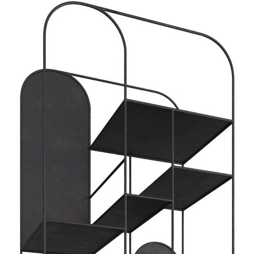 Meson 81 X 35 inch Hammered Natural Iron Etagere