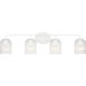 Eisele 4 Light 33.75 inch Matte White Vanity Light Wall Light, Large