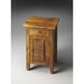 Webster Hand Carved Artifacts Chairside Chest