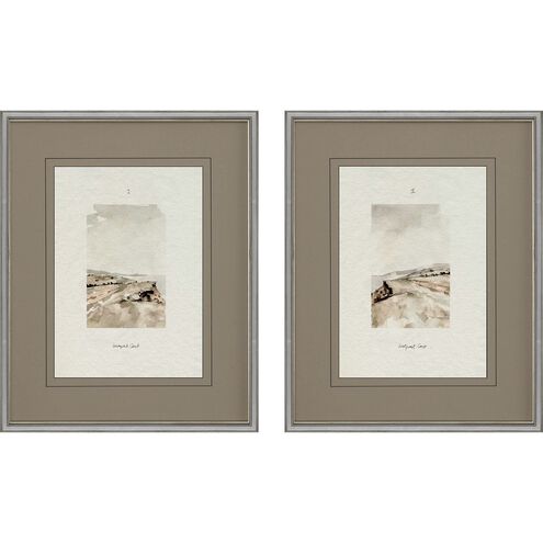 Waterside Collection Beige Framed Art