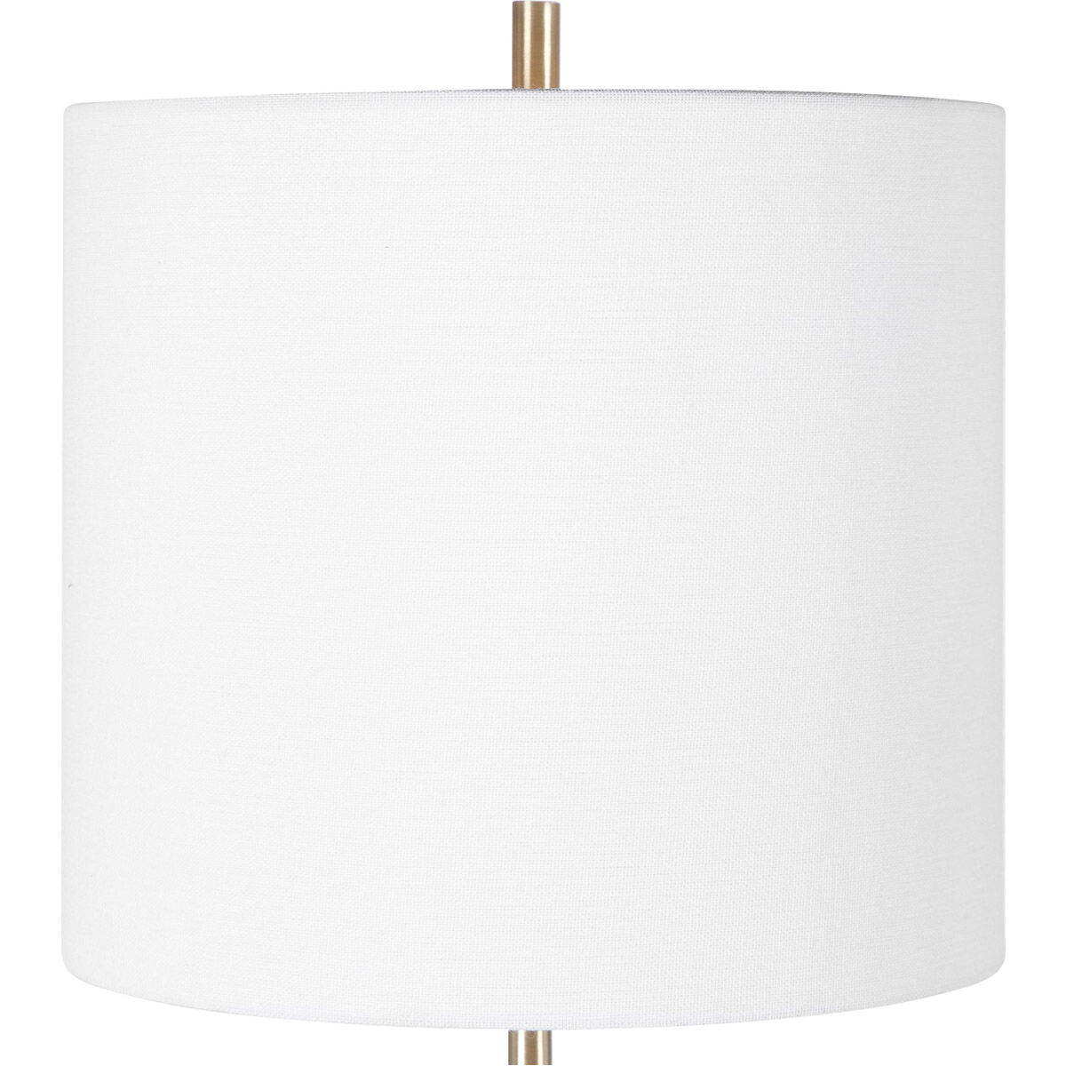 Eloise 20 inch 100 watt White Marble Table Lamp Portable Light