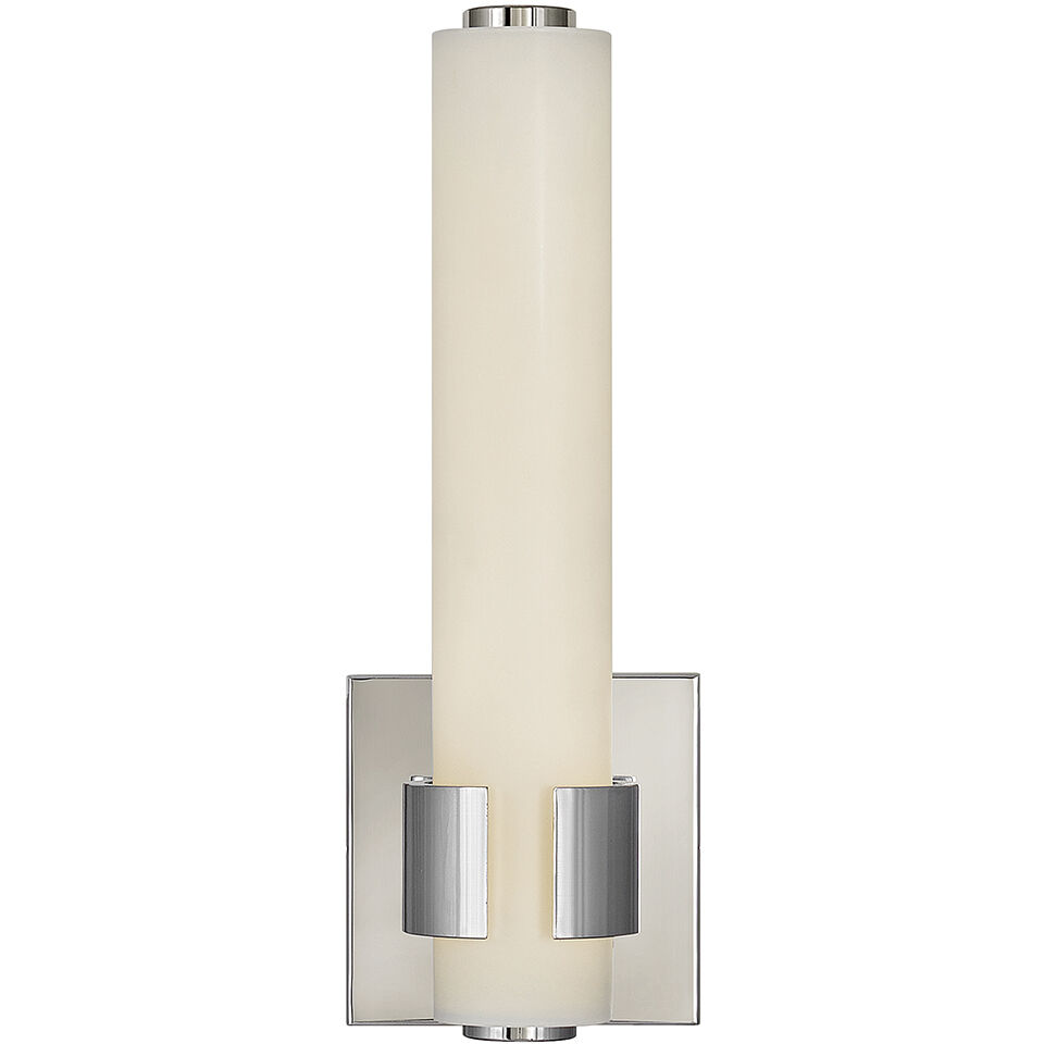 Aiden LED 5 inch Polished Nickel Bath Light Wall Light, Vertical