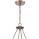 Cabana 6 Light 28 inch Lacquered Gold Chandelier Ceiling Light