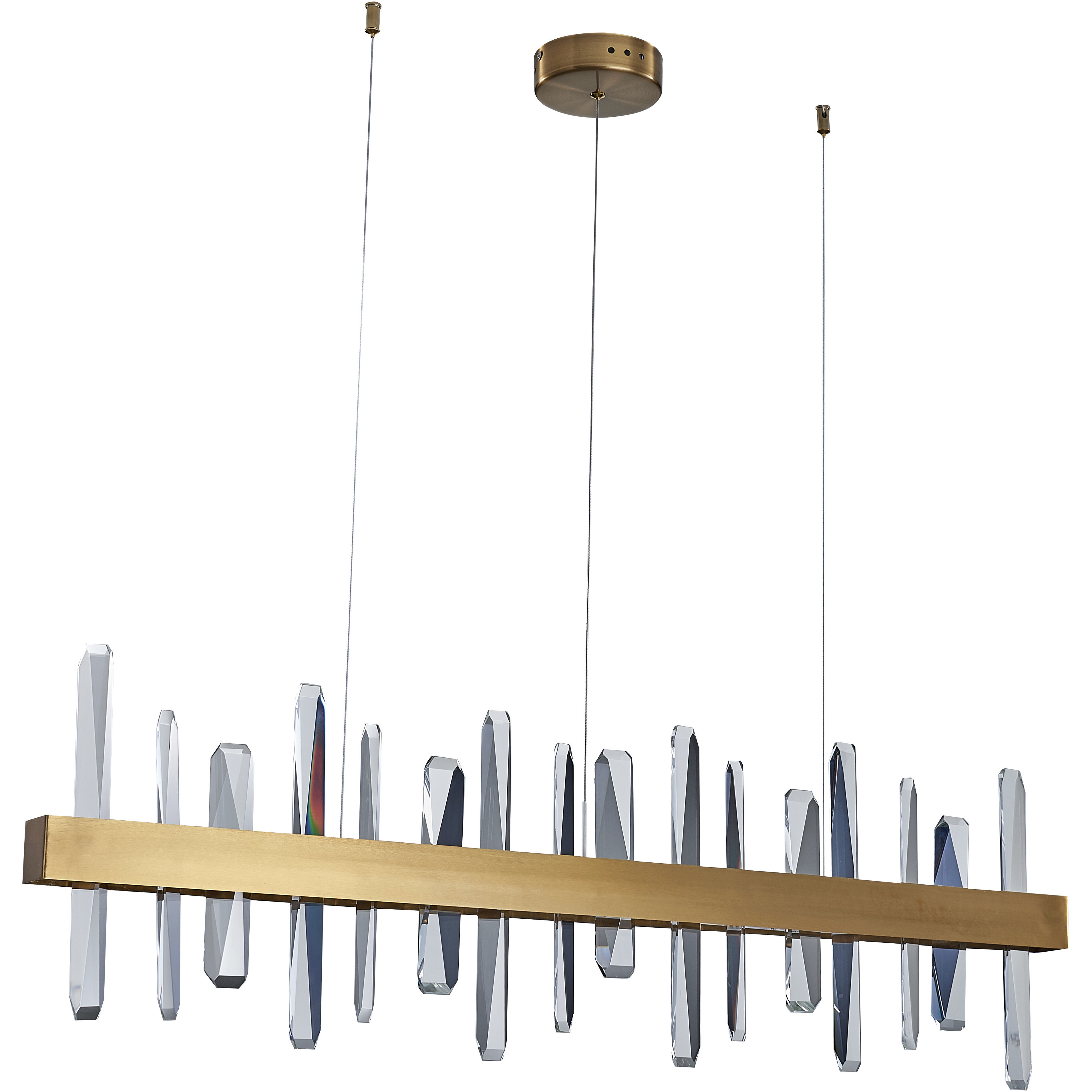 Canada LED 2 inch Gold Chandelier Ceiling Light