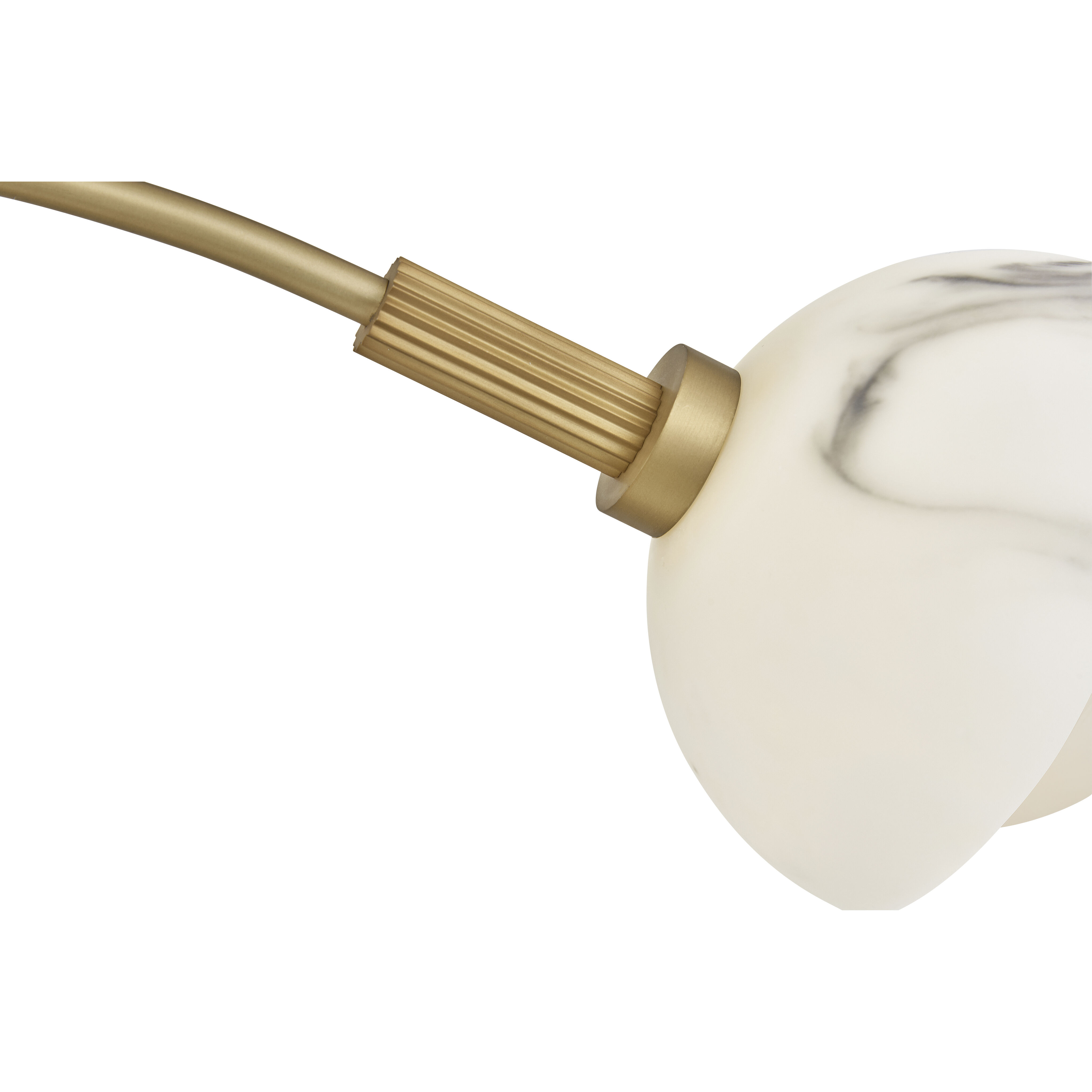 Phoebe LED 33.5 inch Heritage Brass Chandelier Ceiling Light