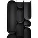 Atomic Matte Black Bookcase