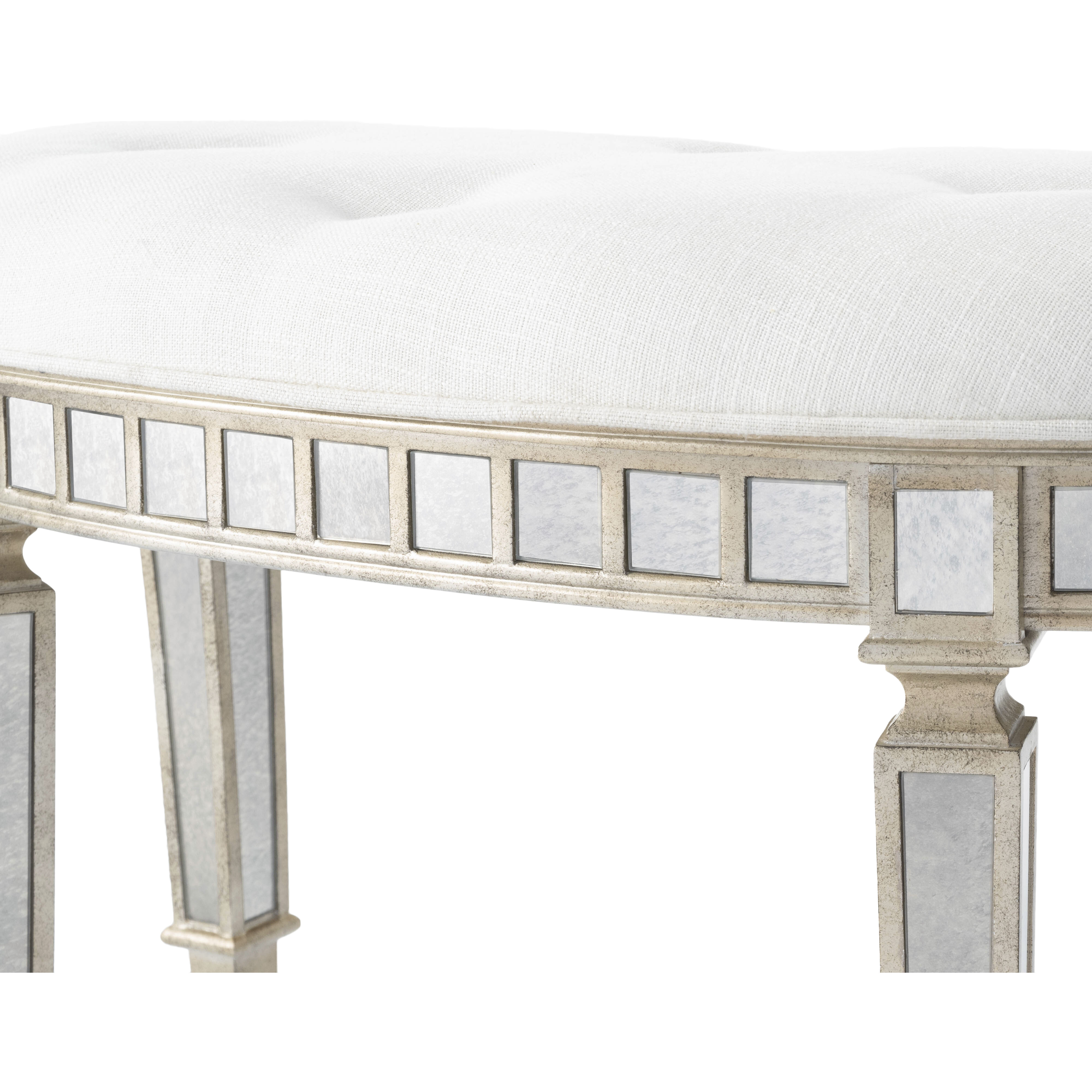 Garbo Mirrored Bench