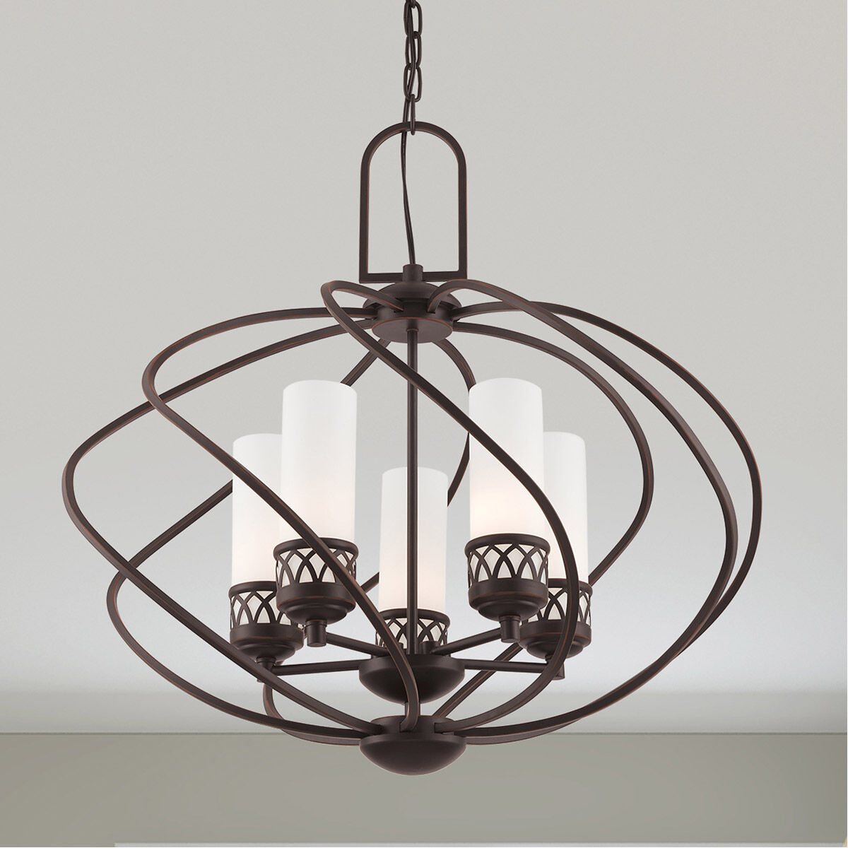 Westfield 5 Light 26 inch Olde Bronze Chandelier Ceiling Light