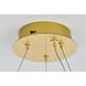 Bowen 1 Light 24 inch Satin Gold Chandelier Ceiling Light