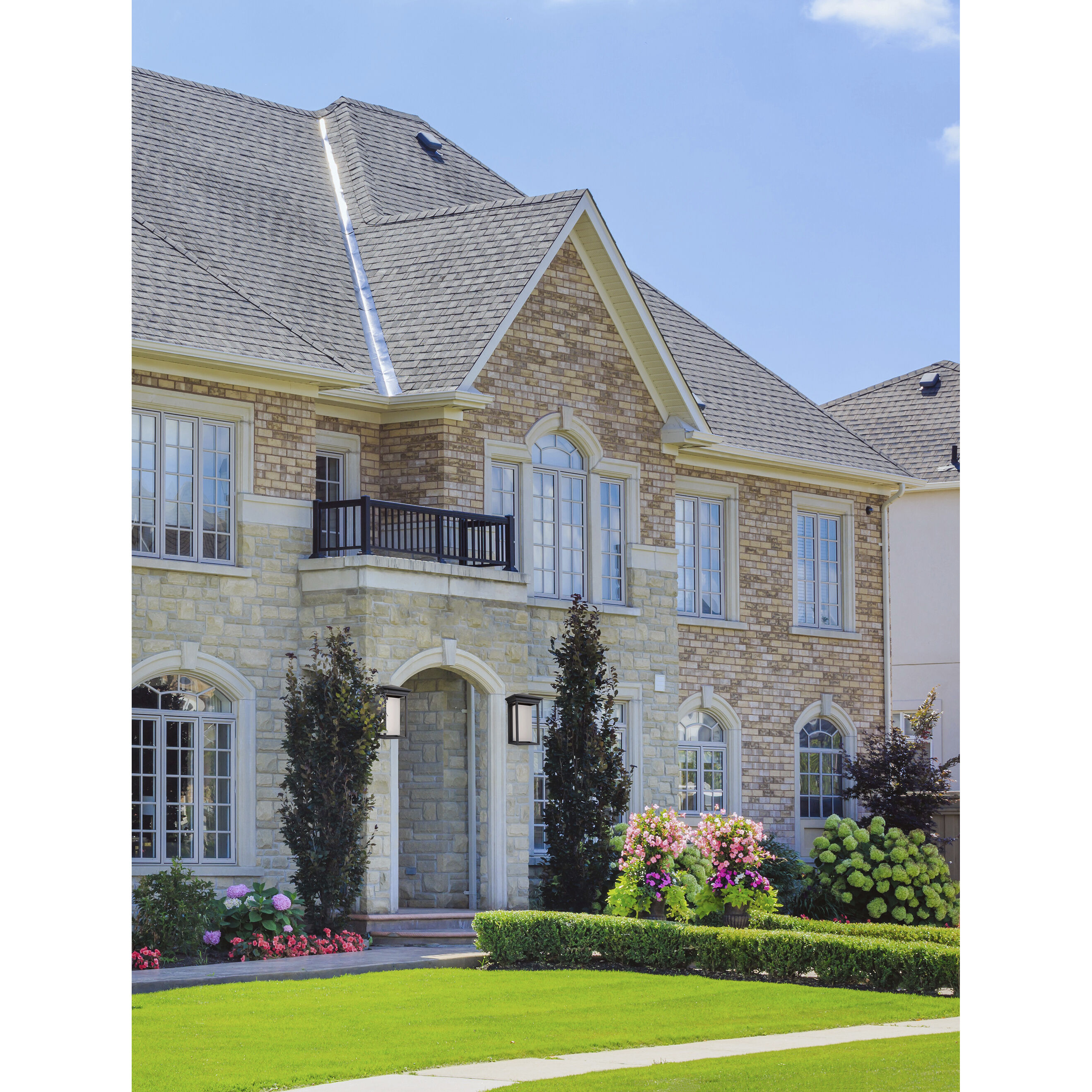 Overbrook LED 13.25 inch Black Outdoor Wall Light