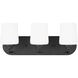 Windom 3 Light 18 inch Midnight Black Wall Bath Fixture Wall Light