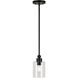 Jayden 1 Light 5 inch Black Pendant Ceiling Light