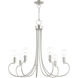 Bari 7 Light 30 inch Brushed Nickel Chandelier Ceiling Light