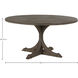 Adams 60 X 60 inch Vintage Gray Round Dining Table