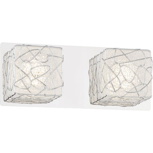 Livewire LED 12.6 inch Chrome Bath Vanity Light Wall Light