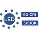 Intrinsic LED Satin White Recessed Trim, Progress LED