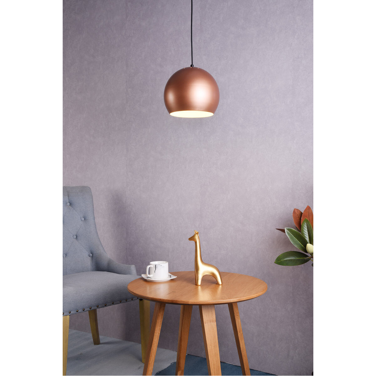 Kasey 1 Light 10 inch Honey Gold Pendant Ceiling Light